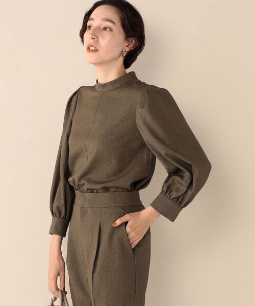 NOLLEY’S（ノーリーズ）の「ウォッシャブルピンヘッドブラウス（シャツ/ブラウス・レディース・ブルー系その他7/ブラウン系その他3/オフホワイト・36/38）」の12枚目の写真