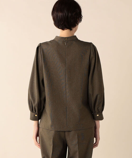 NOLLEY’S（ノーリーズ）の「ウォッシャブルピンヘッドブラウス（シャツ/ブラウス・レディース・ブルー系その他7/ブラウン系その他3/オフホワイト・36/38）」の15枚目の写真