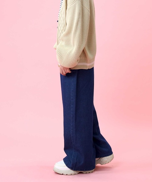 VIVIAN BLUE(ビビアンブルー)の「【VIVIAN BLUE】レースアップワイドパンツ(その他パンツ・キッズ・ダークインディゴブルー/ライトインディゴブルー・120/130/140/150)」の17枚目の写真