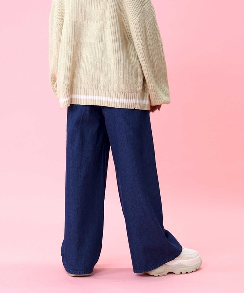VIVIAN BLUE(ビビアンブルー)の「【VIVIAN BLUE】レースアップワイドパンツ(その他パンツ・キッズ・ダークインディゴブルー/ライトインディゴブルー・120/130/140/150)」の18枚目の写真