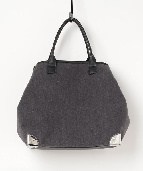 ajew(エジュー)の「ajew/エジュー/ Cornercube city big bag(トートバッグ・レディース・ブラウン/グレー・F)」の3枚目の写真