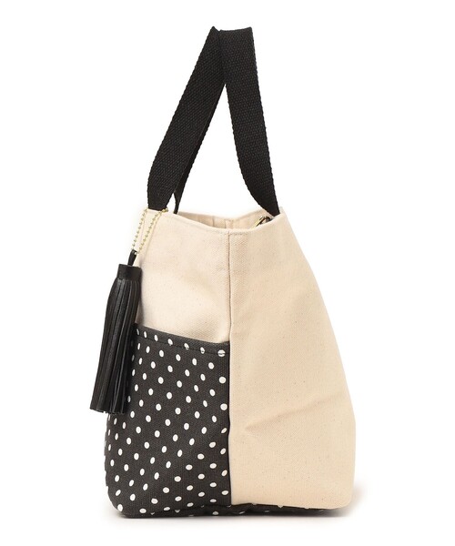 SHIPS(シップス)の「タッセル ポケット トートバッグ ドット(トートバッグ・レディース・ダークグレー・ONE SIZE)」の12枚目の写真