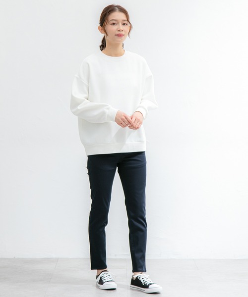 Honeys(ハニーズ)の「スリムカラースキニー(股下64cm)(その他パンツ・レディース・ブラック/ネイビー/ライトベージュ/スミクロ・SS/S/M/L/LL)」の9枚目の写真