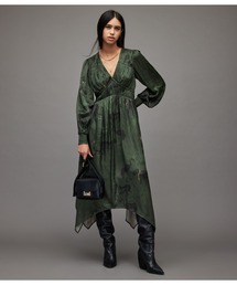 ALLSAINTS | ESTELLE HEIDI SILK BLEND DRESS | ESTELLE HEIDI シルク ブレンド ドレス・ワンピース(ワンピース)