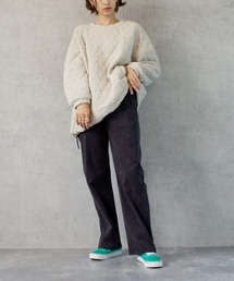カットコールストレートパンツ