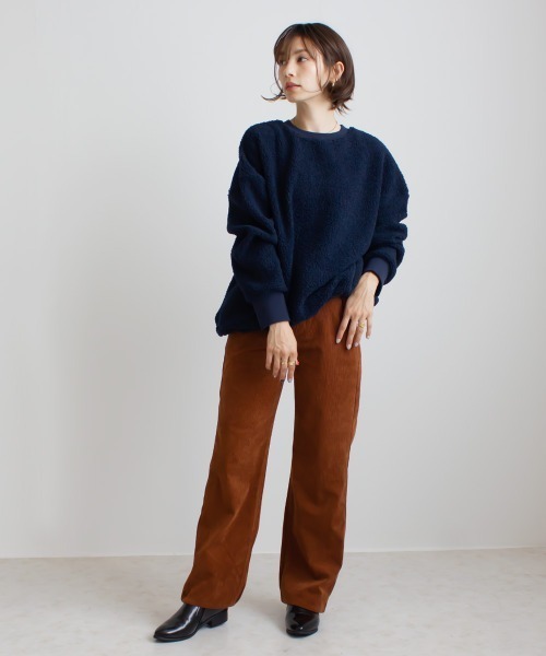 SELECT LEVERY（セレクトリベリー）の「カットコールストレートパンツ（その他パンツ・レディース・テラコッタ/オフホワイト/ベージュ/グレー/オリーブ・LARGE/SMALL/MEDIUM）」の19枚目の写真