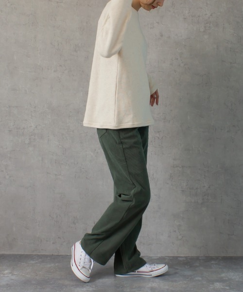 SELECT LEVERY（セレクトリベリー）の「カットコールストレートパンツ（その他パンツ・レディース・テラコッタ/オフホワイト/ベージュ/グレー/オリーブ・LARGE/SMALL/MEDIUM）」の10枚目の写真