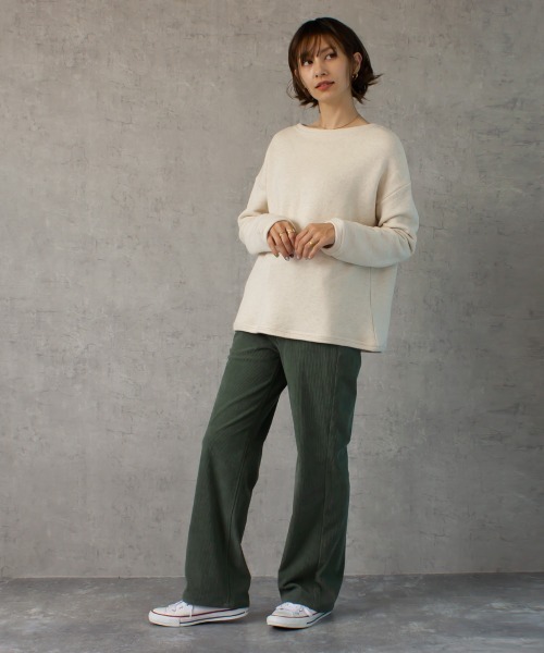 SELECT LEVERY（セレクトリベリー）の「カットコールストレートパンツ（その他パンツ・レディース・テラコッタ/オフホワイト/ベージュ/グレー/オリーブ・LARGE/SMALL/MEDIUM）」の11枚目の写真