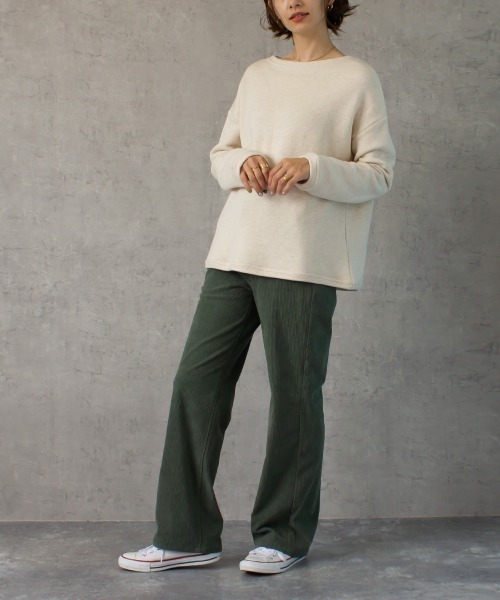 SELECT LEVERY（セレクトリベリー）の「カットコールストレートパンツ（その他パンツ・レディース・テラコッタ/オフホワイト/ベージュ/グレー/オリーブ・LARGE/SMALL/MEDIUM）」の17枚目の写真