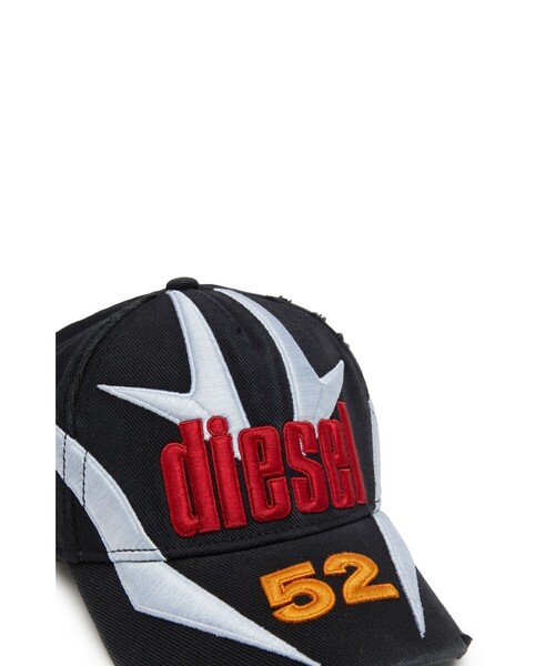 DIESEL(ディーゼル)の「メンズ キャップ ウォッシュド加工(キャップ・メンズ・ブラック・02)」の2枚目の写真