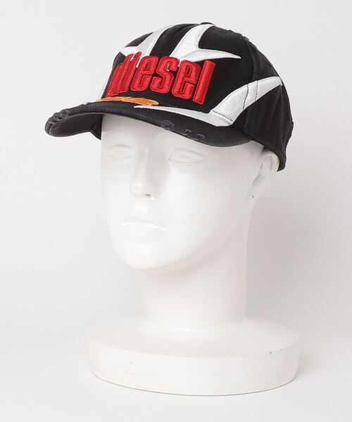 DIESEL(ディーゼル)の「メンズ キャップ ウォッシュド加工(キャップ・メンズ・ブラック・02)」の3枚目の写真