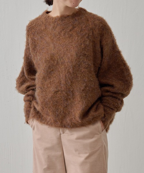 (新品)BEARDSLEY 襟付きシャギーニット BEARDSLEY（ビアズリー）の「【FRIPIER/フリピエ】襟付きシャギー