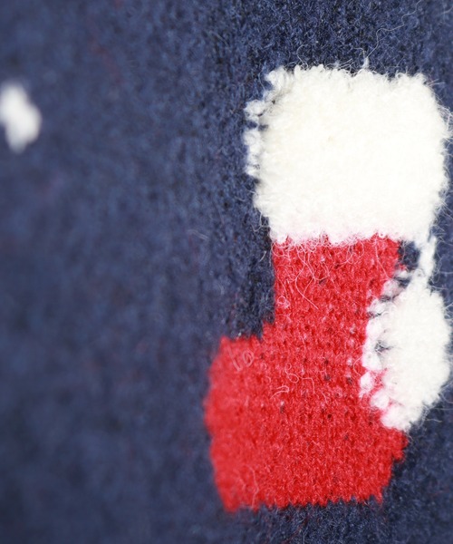 UGLY（アグリー）の「クリスマスニット ソックス柄（ニット/セーター・レディース・ダークグリーン/レッド/ブルー・FREE）」の11枚目の写真