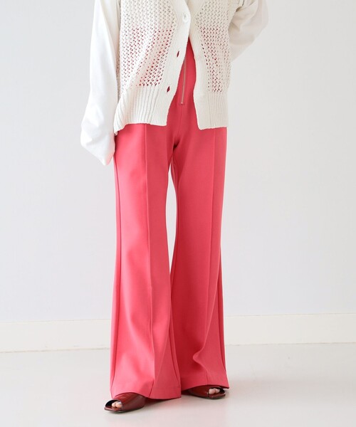 Ray BEAMS（レイビームス）の「Ray BEAMS / フロント ジップ フレア パンツ（その他パンツ・レディース・ブラック/グリーン/レッド系その他・0/1）」の15枚目の写真