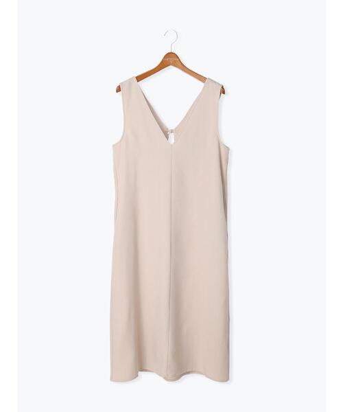 Lugnoncure（ルノンキュール）の「バックリボンキャミワンピース（ワンピース・レディース・カーキ/ブラック/ベージュ・ﾌﾘ-）」の20枚目の写真