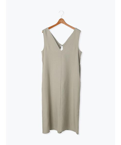 Lugnoncure（ルノンキュール）の「バックリボンキャミワンピース（ワンピース・レディース・カーキ/ブラック/ベージュ・ﾌﾘ-）」の19枚目の写真