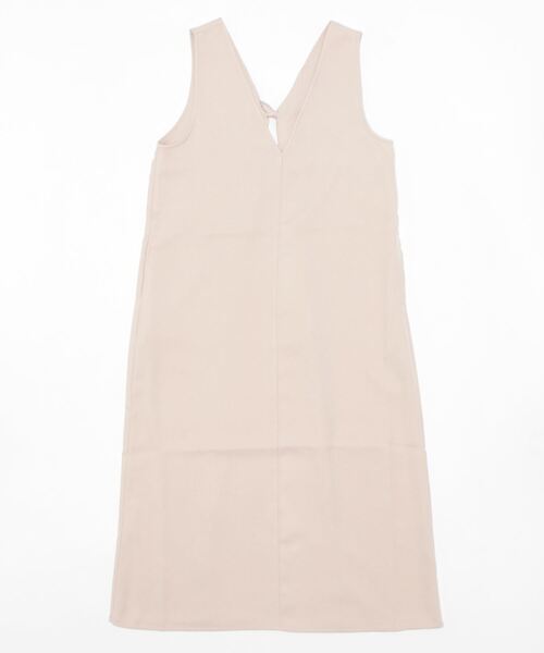 Lugnoncure（ルノンキュール）の「バックリボンキャミワンピース（ワンピース・レディース・カーキ/ブラック/ベージュ・ﾌﾘ-）」の4枚目の写真