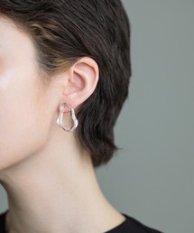 アシンメトリークリアピアス