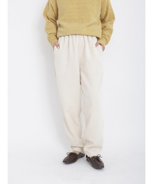 Samansa Mos2 blue | コーデュロイテーパードパンツ(その他パンツ)