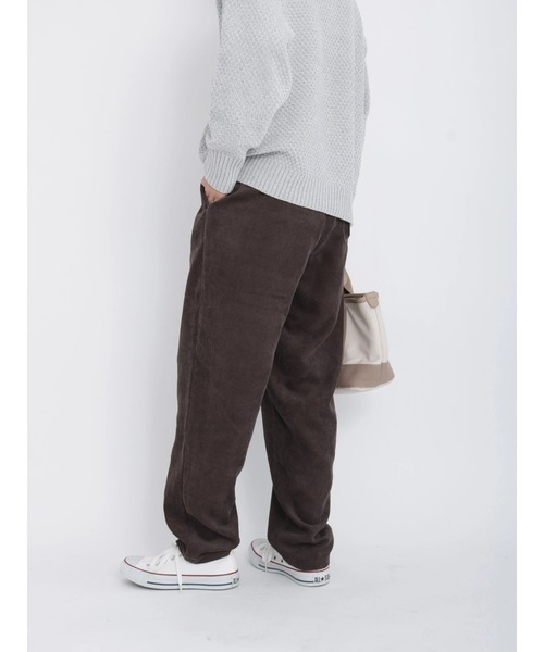 Samansa Mos2 blue(サマンサモスモスブルー)の「コーデュロイテーパードパンツ(その他パンツ・レディース・ミント/モカ/キナリ/ダークブラウン・フリ-)」の20枚目の写真