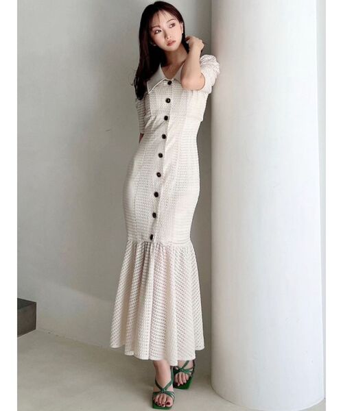 RESEXXY（リゼクシー）の「ラッセルレースマーメイドワンピース（ワンピース・レディース・イエロー/ブルー/アイボリー/ブラック・FREE）」の14枚目の写真