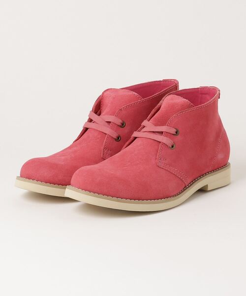 Dedes(デデス)の「Dedes/本革スエードチャッカブーツ(5077)(ブーツ・メンズ・オレンジ/ピンク/グリーン・41/42)」の3枚目の写真