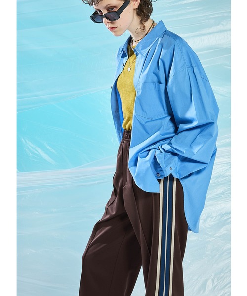 ENDER PRODUCTS（エンダープロダクツ）の「サイドラインイージーワイドトラックパンツ【ENDER PRODUCTS/エンダープロダクツ】（その他パンツ・メンズ・ダークブラウン/ダークグリーン/ブラック・M/L）」の7枚目の写真