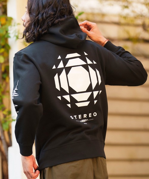 mpa3114-STEREO Print Pullover Parka パーカー