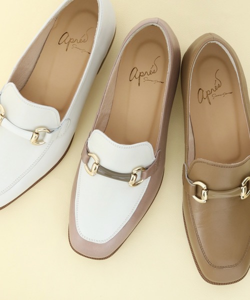 apres(アプレ)の「ビットローファー 3750319(ローファー・レディース・ホワイト/ブラック/ベージュ/ホワイト系その他・23.0cm/23.5cm/24.0cm/24.5cm/22.5cm)」の16枚目の写真