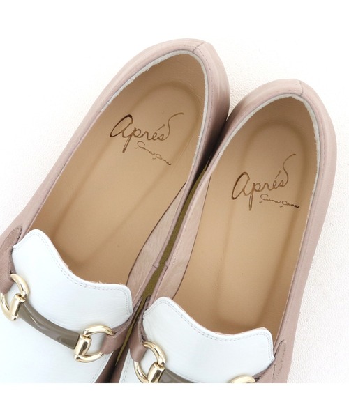 apres(アプレ)の「ビットローファー 3750319(ローファー・レディース・ホワイト/ブラック/ベージュ/ホワイト系その他・23.0cm/23.5cm/24.0cm/24.5cm/22.5cm)」の7枚目の写真