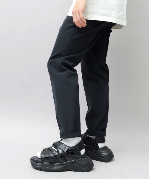 glabella（グラベラ）の「超厚底 チャンキーソール スポーツモード ストラップサンダル / ハイソール ダッド シューズ / 厚底 フェイクレザーサンダル（サンダル・メンズ・ブラック・L/M/S）」の13枚目の写真