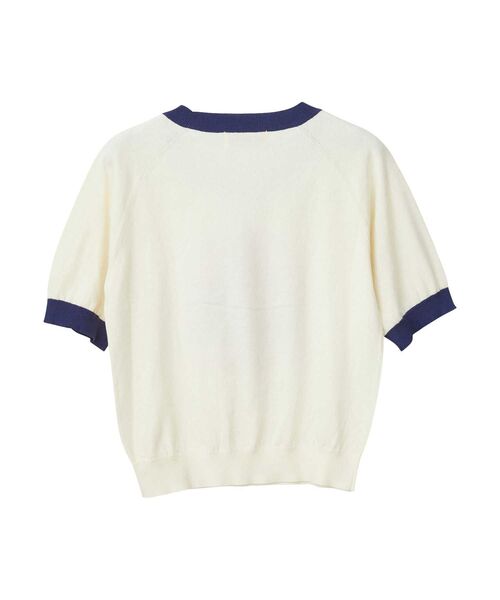 HYSTERIC GLAMOUR(ヒステリックグラマー)の「H RIBBONジャカード プルオーバー(ニット/セーター・レディース・イエロー/ホワイト/ブラック・FREE)」の5枚目の写真