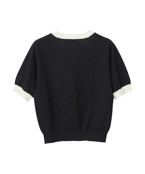 HYSTERIC GLAMOUR(ヒステリックグラマー)の「H RIBBONジャカード プルオーバー(ニット/セーター・レディース・イエロー/ホワイト/ブラック・FREE)」の4枚目の写真