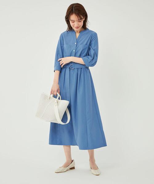 スピックアンドスパン グリーンレーベルリラクシング スーツ S ワントーンコーデ green label relaxing（グリーンレーベルリラクシング）の「ポケット
