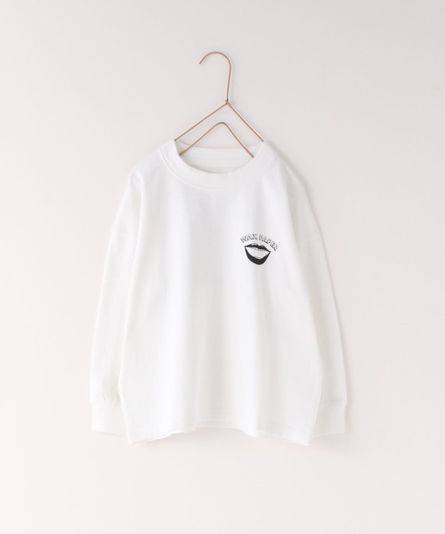 LOWRYS FARM（ローリーズファーム）の「WAX PAPERリッププリントロングTシャツ　182801（Tシャツ/カットソー・キッズ・ホワイト/ブルー・110cm/120cm/130cm/140cm/150cm）」の14枚目の写真