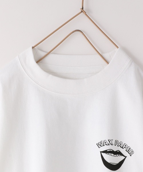 LOWRYS FARM（ローリーズファーム）の「WAX PAPERリッププリントロングTシャツ　182801（Tシャツ/カットソー・キッズ・ホワイト/ブルー・110cm/120cm/130cm/140cm/150cm）」の15枚目の写真
