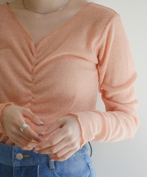 Kastane | シャーリングTee(Tシャツ/カットソー)