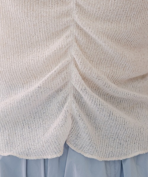 Kastane（カスタネ）の「シャーリングTee（Tシャツ/カットソー・レディース・オレンジ/アイボリー/サックスブルー/ピンク・FREE）」の15枚目の写真