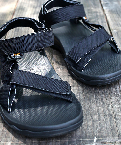 FREAK'S STORE（フリークスストア）の「BONNARUE BONNARUE/ボナルーボナルー　MIKE SOLID ACRYLIC WEBBING TAPE                        （サンダル・レディース・ホワイト/ブラック/その他13・6.5/7.5）」の4枚目の写真