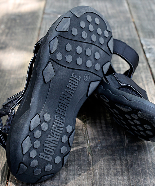 FREAK'S STORE（フリークスストア）の「BONNARUE BONNARUE/ボナルーボナルー　MIKE SOLID ACRYLIC WEBBING TAPE                        （サンダル・レディース・ホワイト/ブラック/その他13・6.5/7.5）」の5枚目の写真