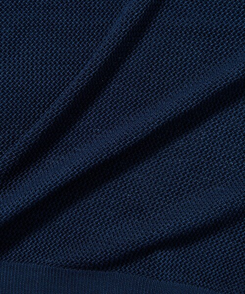 FREAK'S STORE（フリークスストア）の「【限定展開】Relax Fit リラックスフィット メッシュニットポロシャツ（ポロシャツ・メンズ・ネイビー/ブラック/ブラウン/グリーン・SMALL/MEDIUM/LARGE）」の5枚目の写真
