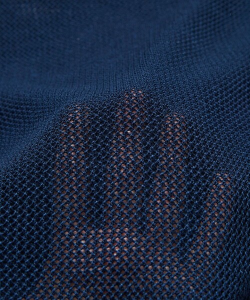 FREAK'S STORE（フリークスストア）の「【限定展開】Relax Fit リラックスフィット メッシュニットポロシャツ（ポロシャツ・メンズ・ネイビー/ブラック/ブラウン/グリーン・SMALL/MEDIUM/LARGE）」の9枚目の写真