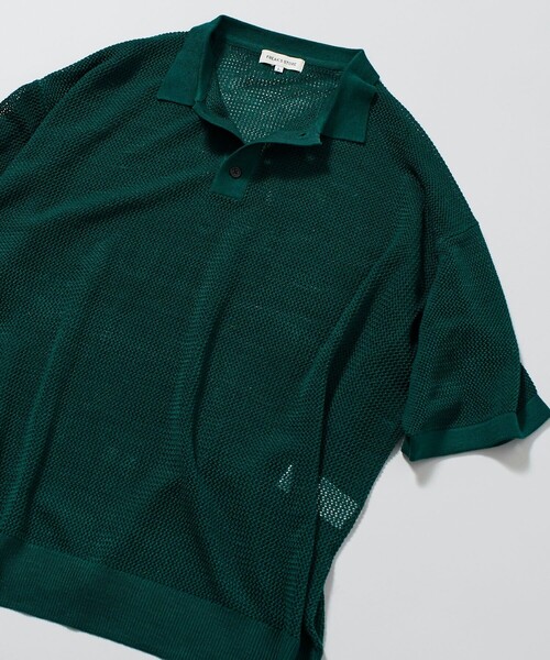 COS リラックスフィット ポロネック ニット REGULAR-FIT KNITTED POLO SHIRT レギュラーフィット ニット