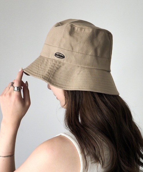 Riberry（リベリー）の「MENGLANDI刺繍バケットハット（ハット・レディース・ベージュ/アイボリー/ブラック・FREE）」の5枚目の写真