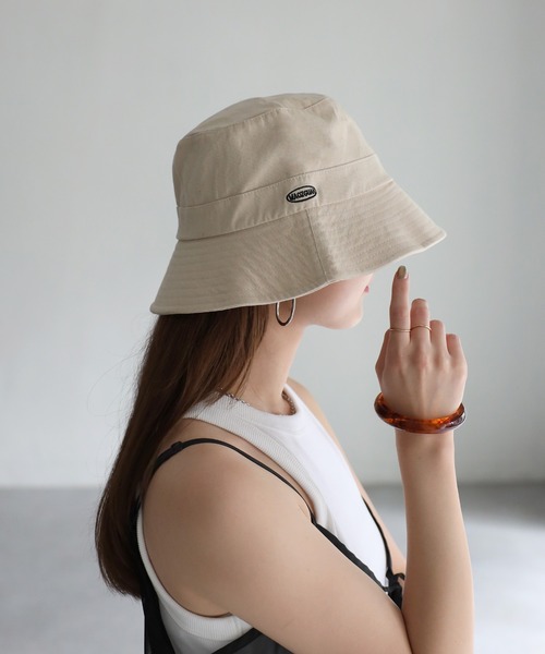 Riberry（リベリー）の「MENGLANDI刺繍バケットハット（ハット・レディース・ベージュ/アイボリー/ブラック・FREE）」の14枚目の写真