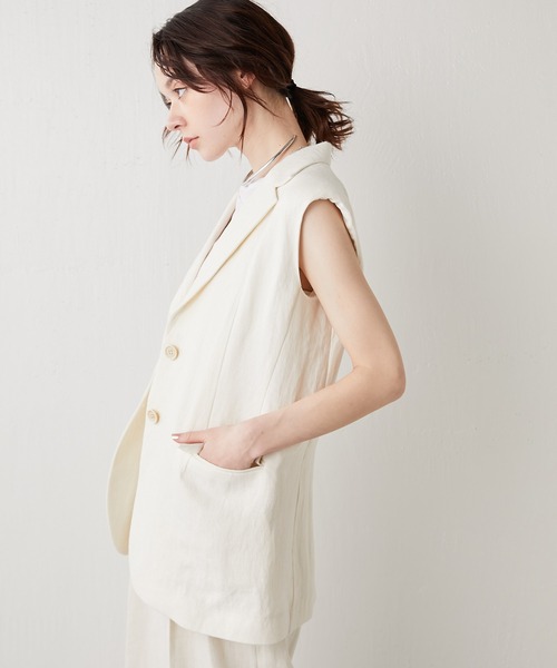 Whim Gazette（ウィムガゼット）の「リネンジレ（ベスト）」 - WEAR