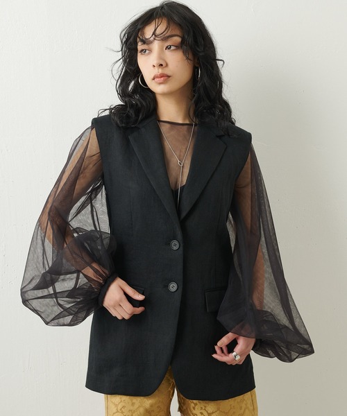 ウィムガゼット★リネンジレ Whim Gazette（ウィムガゼット）の「リネンジレ（ベスト）」 - WEAR