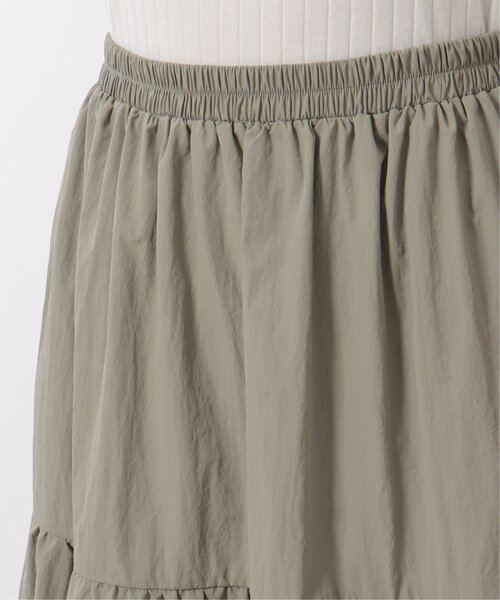 LBC（エルビーシー）の「ナイロンワッシャーギャザースカート（スカート・レディース・オリーブ/ブラック・M）」の10枚目の写真