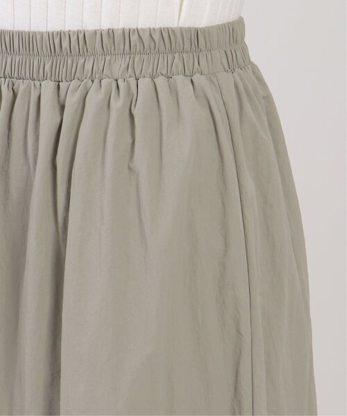 LBC（エルビーシー）の「ナイロンワッシャーギャザースカート（スカート・レディース・オリーブ/ブラック・M）」の9枚目の写真