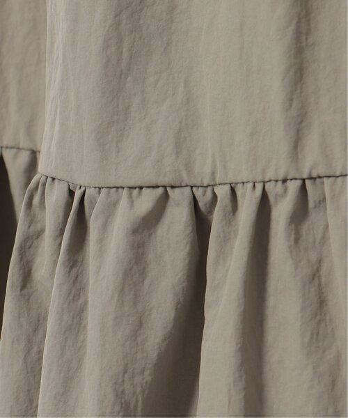 LBC（エルビーシー）の「ナイロンワッシャーギャザースカート（スカート・レディース・オリーブ/ブラック・M）」の7枚目の写真